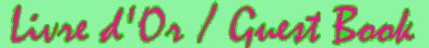 livre d'or